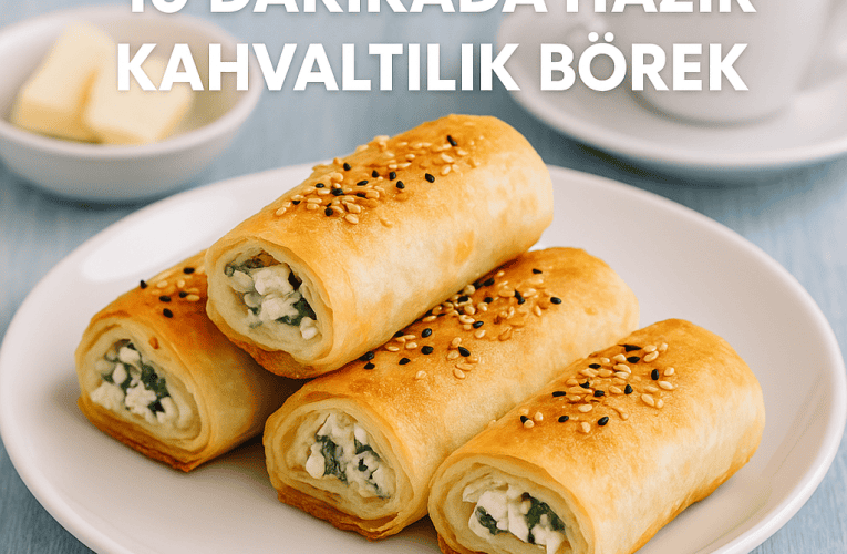 Teremyağ ile 10 Dakikada Hazır Kahvaltılık Börek