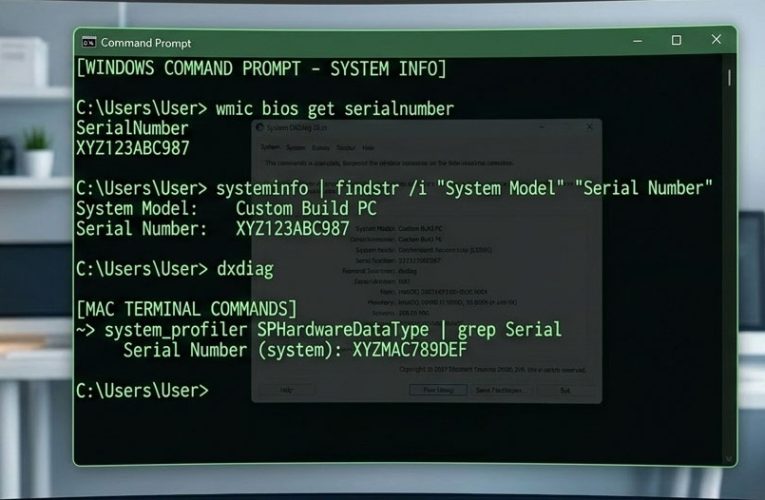 Teknik ipuçları: Komut ile seri numara mı öğrenmek hiç bu kadar kolay olmamıştı