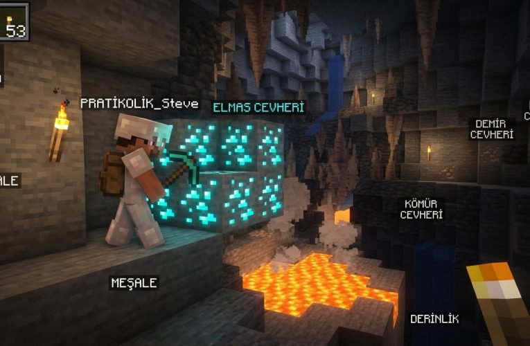 Minecraft En Hızlı Maden Bulma Yöntemleri 2026: Elmas Nerede Bulunur?