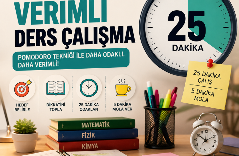 25 Dakikada Verimli Ders Çalışma
